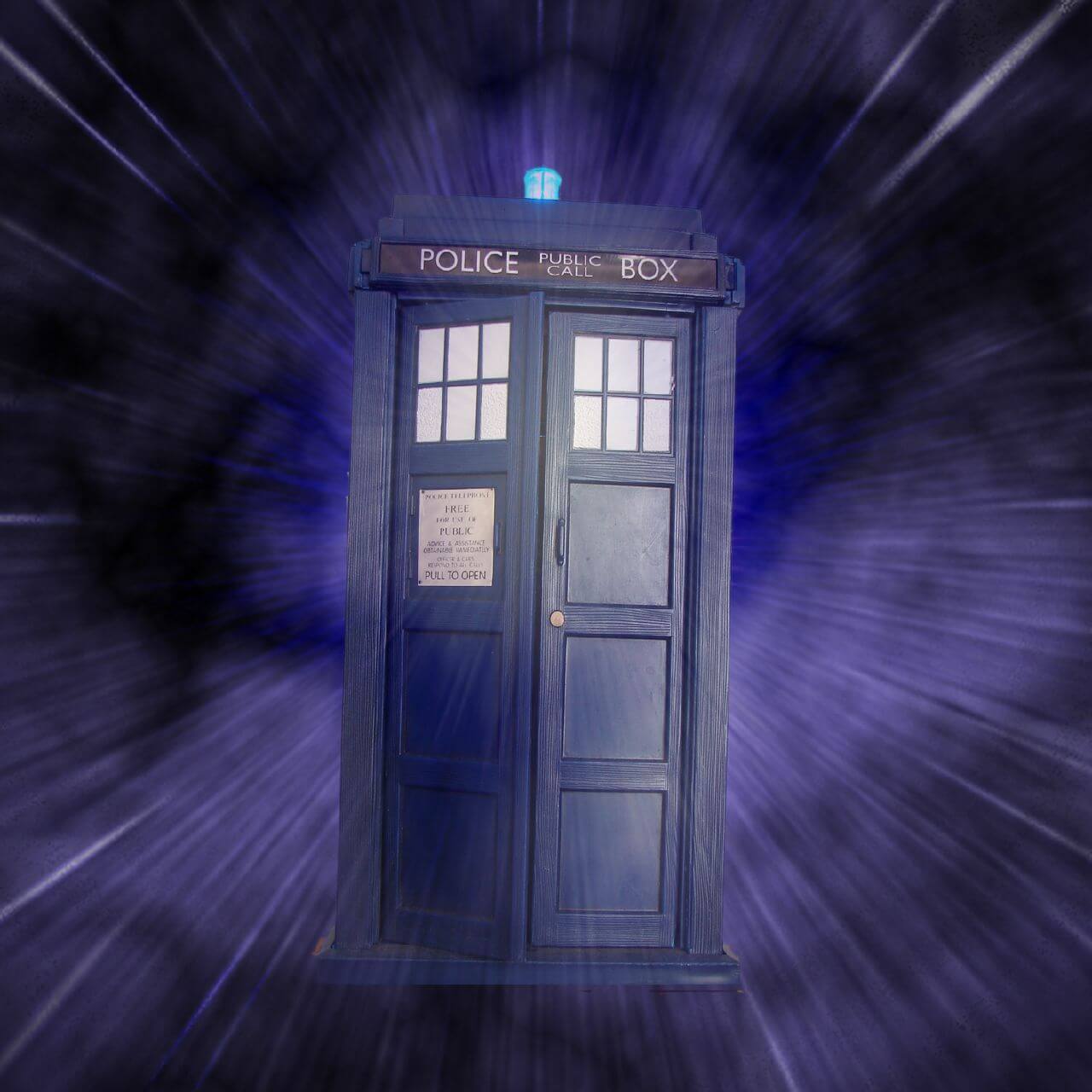 Image of a Doctor Who character, in a stylized promotional photo.