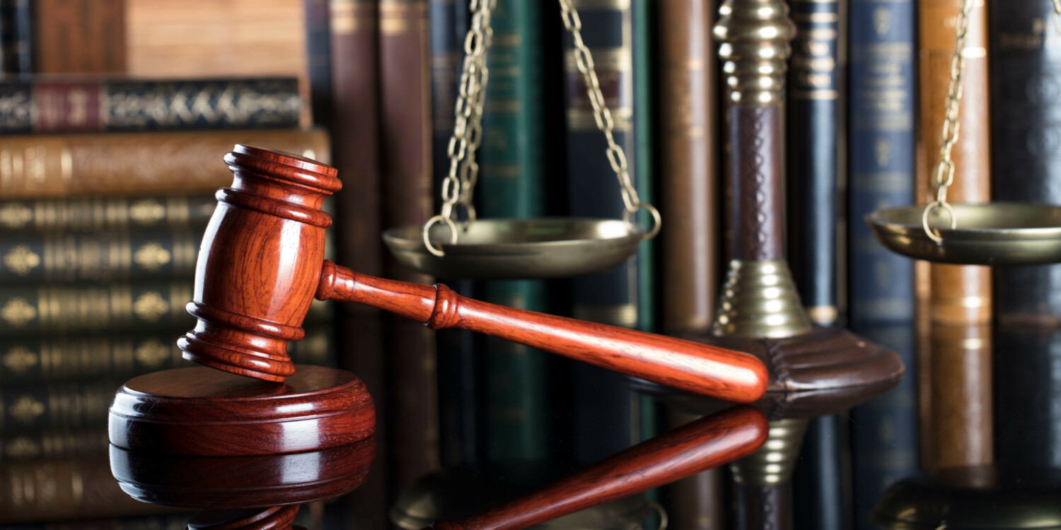 a gavel and scales of justice