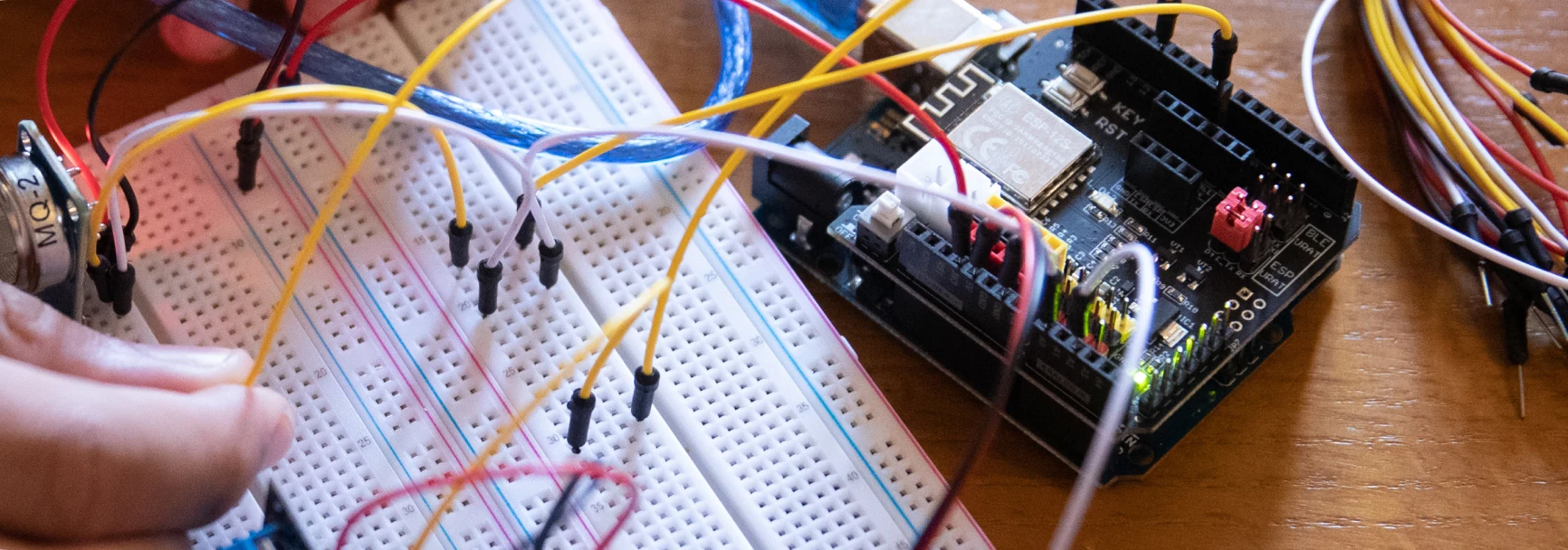 a close up of a circuit board