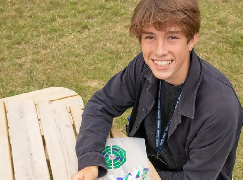 A man smiling