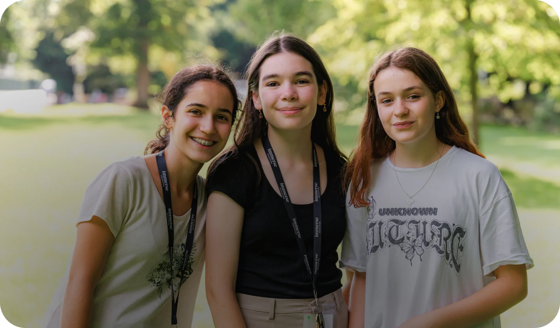 Group of students aged 13-15 in an educational setting.
