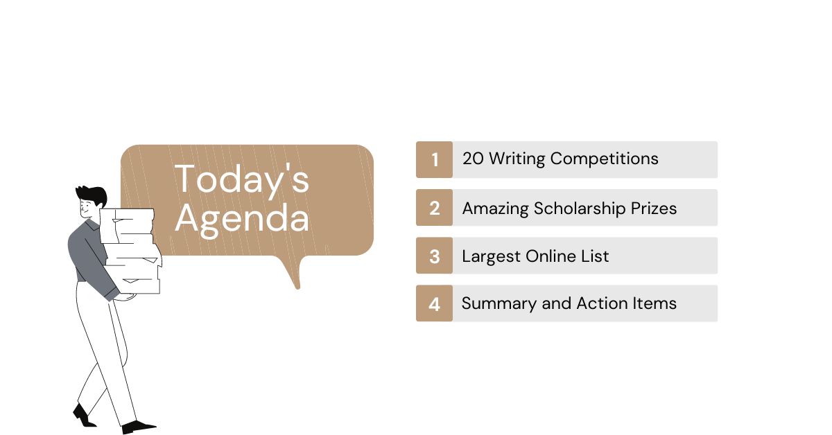 Essay competition graphic
