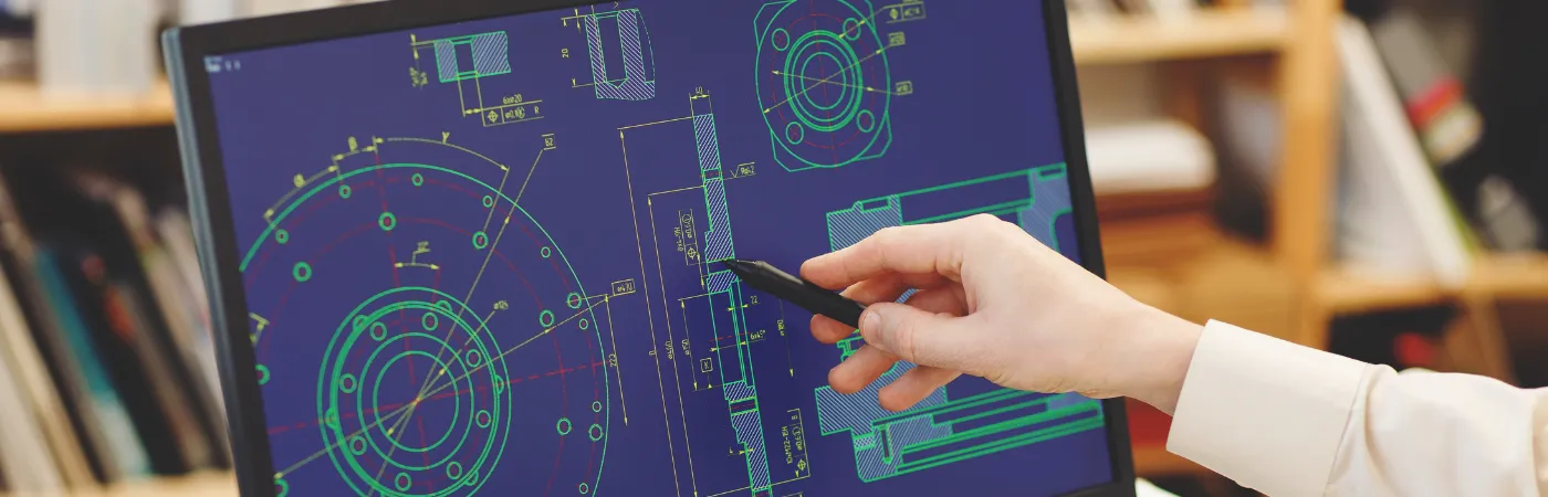 Engineering framework on screen