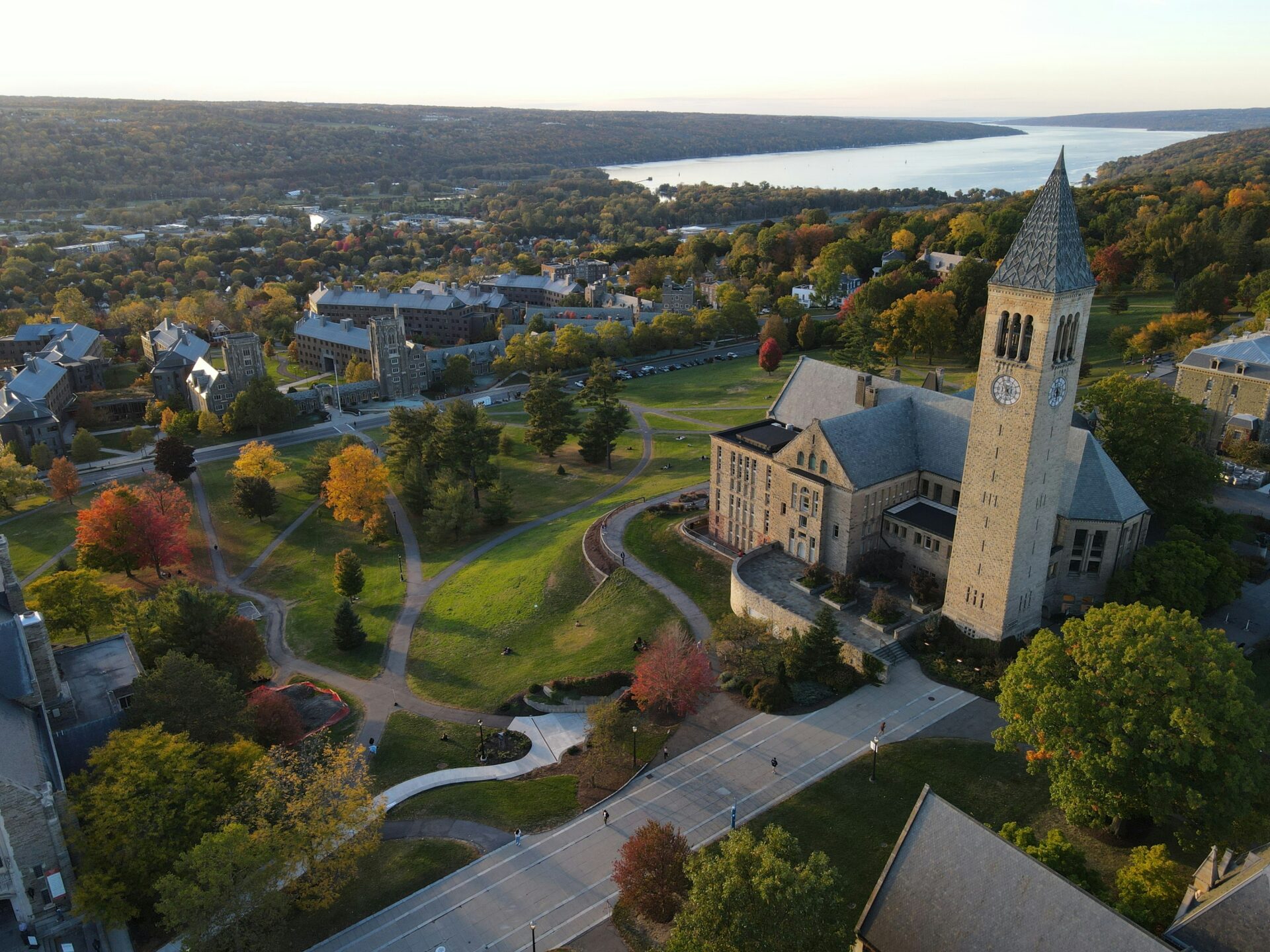 Cornell university seen from above