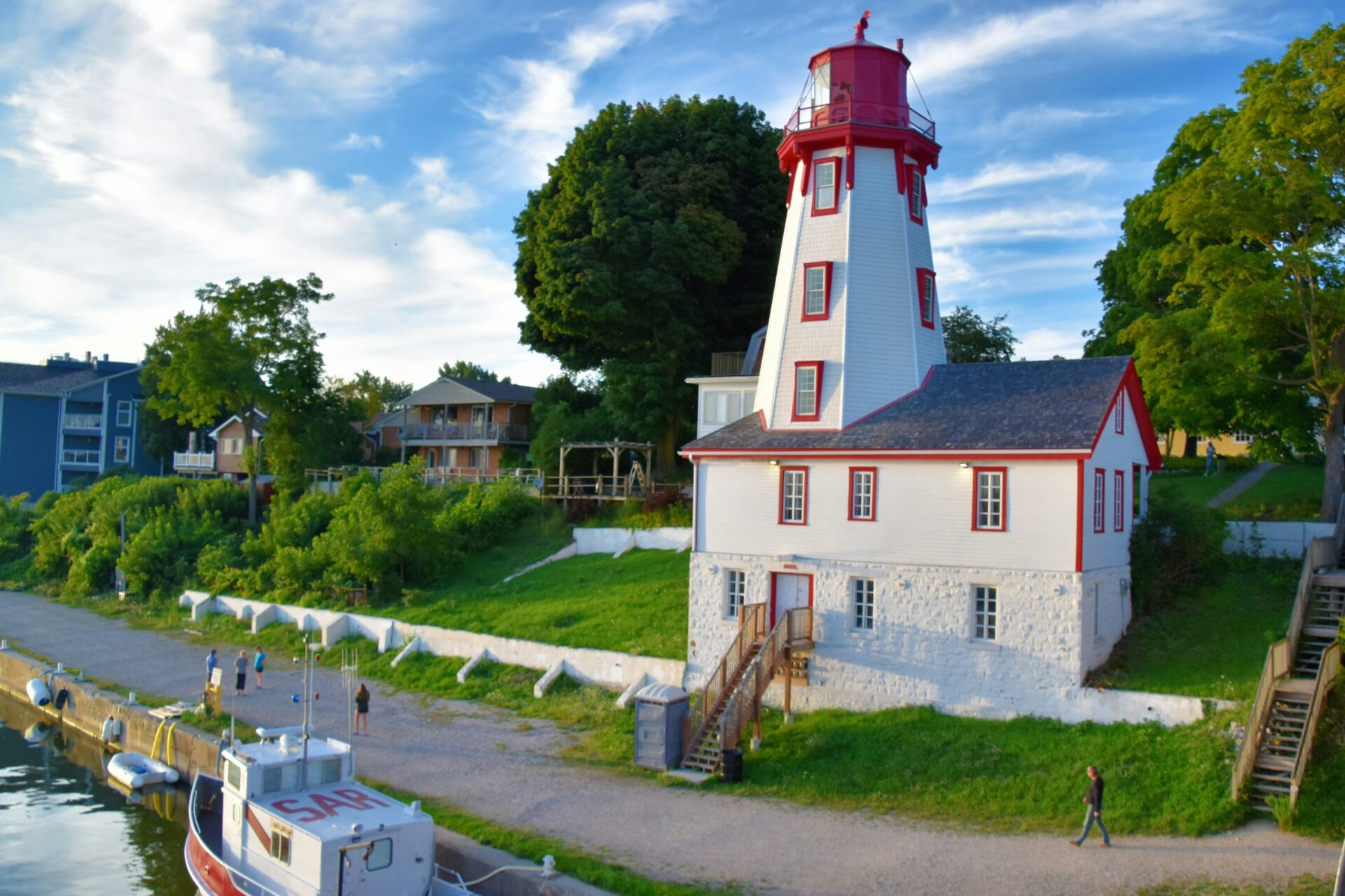 canalside building in ontario, canada